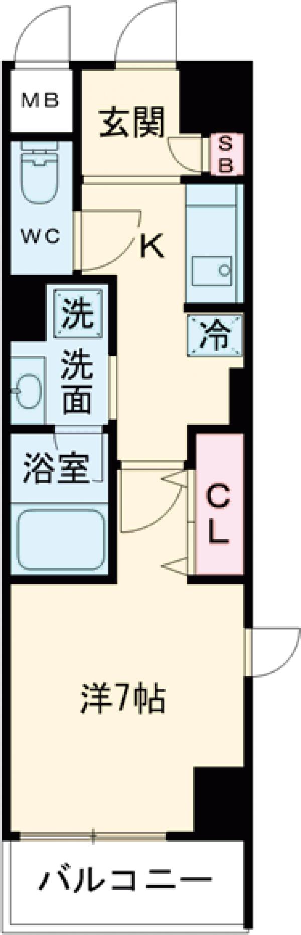 レジディアときわ台の間取り