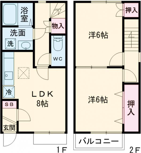 シェル ド ルイールの間取り