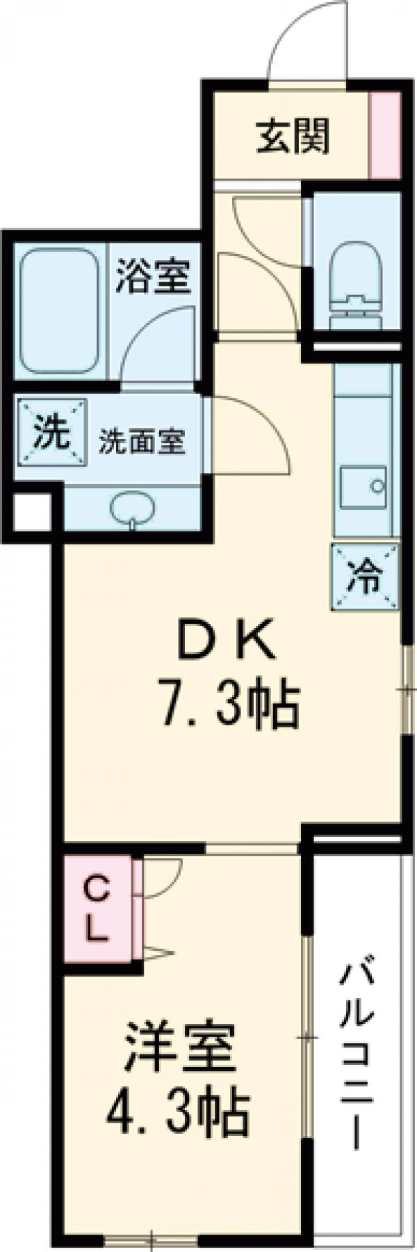 D Paina岩戸北四丁目の間取り