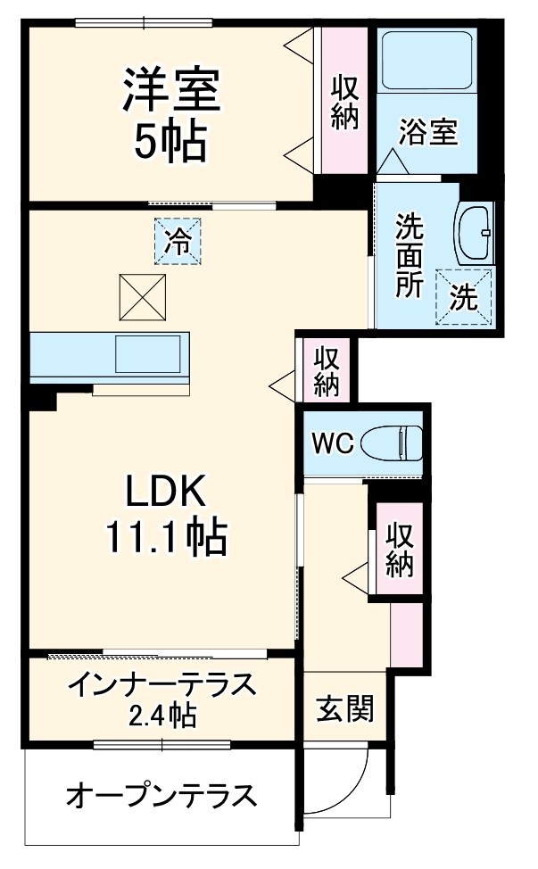 フォレスチテラスの間取り