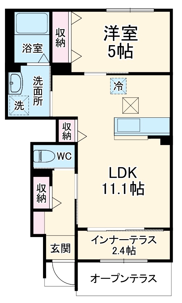フォレスチテラスの間取り