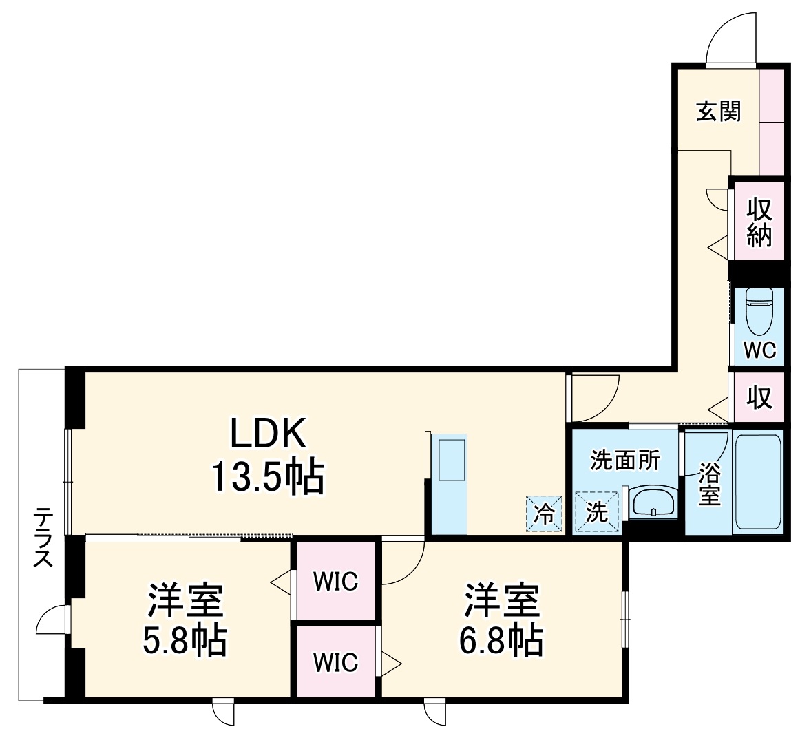 Lotus淵野辺の間取り