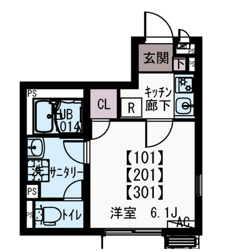 IXO川崎小田栄の間取り