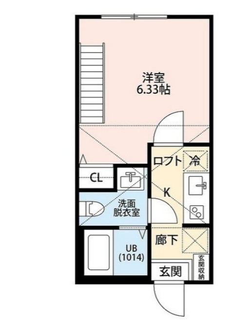 Venus Lagoon三枚町の間取り