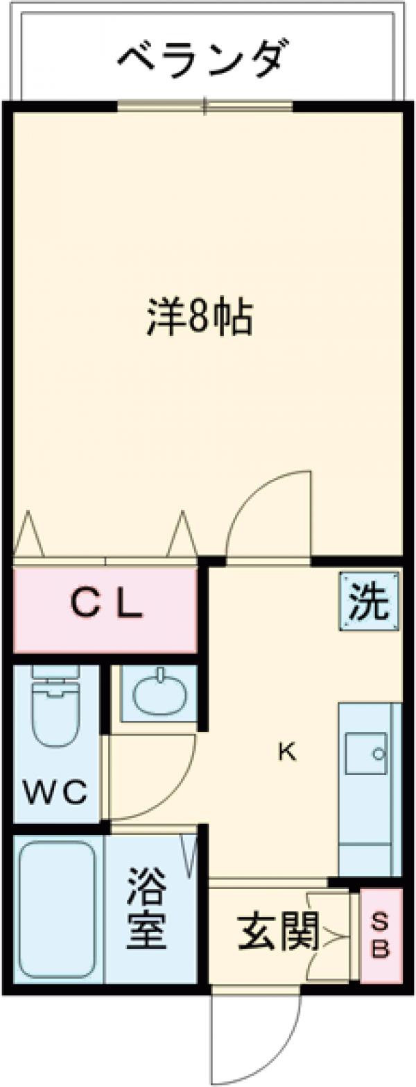 アルバ篠崎Ⅱの間取り