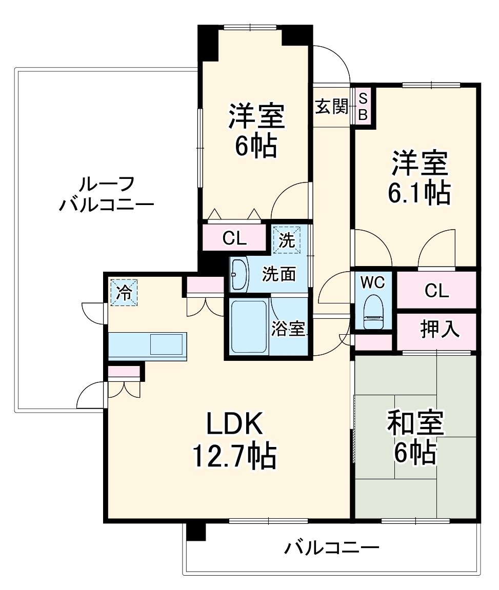 ラ・フォレ21の間取り