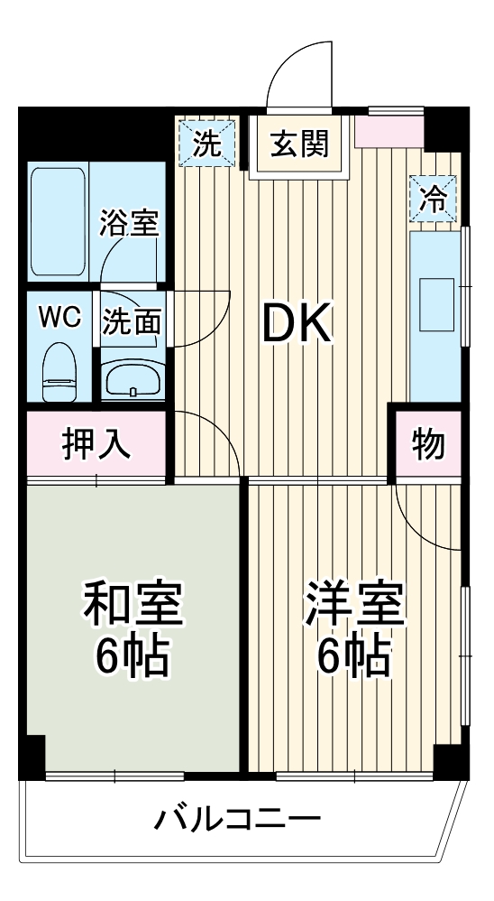 カトーハイツの間取り