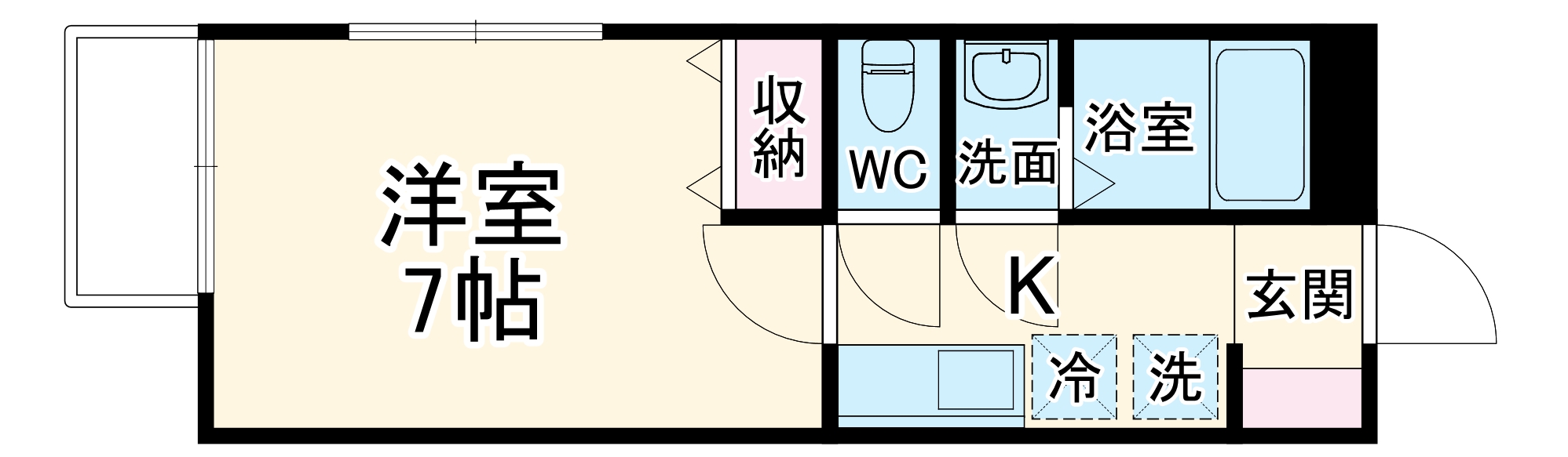 ROSE JEUNESSEの間取り