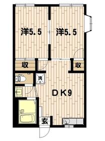 ヴェルドミールⅢ番館の間取り