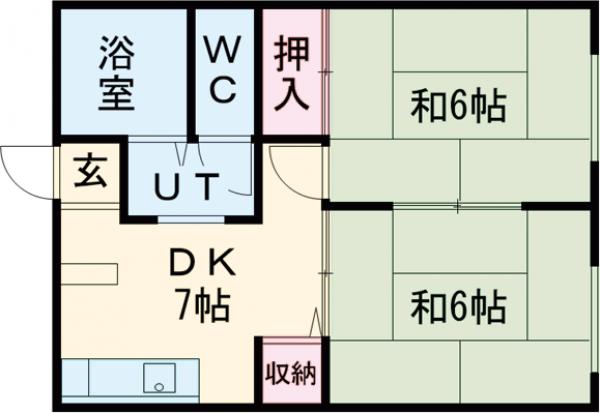 カームハイツの間取り