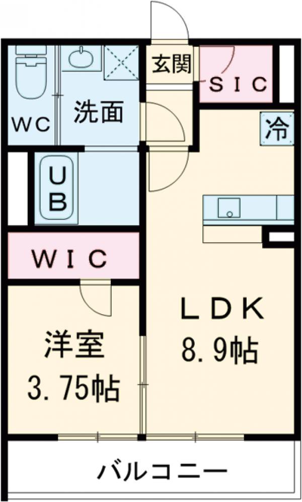 R-Residence南千束の間取り
