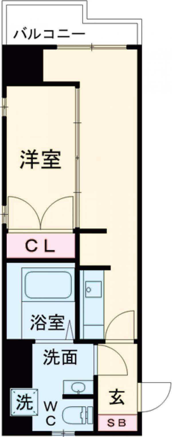 レジデンス清澄白河スクエアの間取り