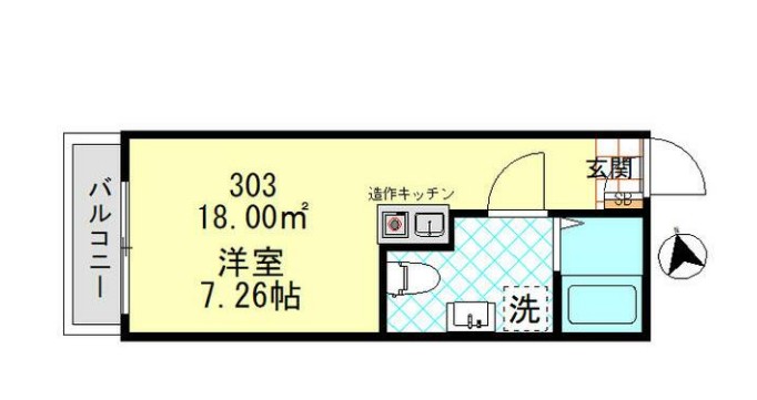 Air Courtの間取り