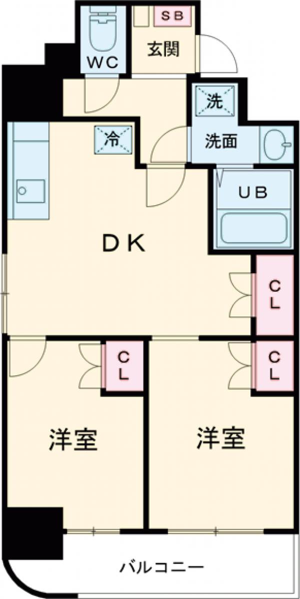 No.102 CLUB ORIENTの間取り