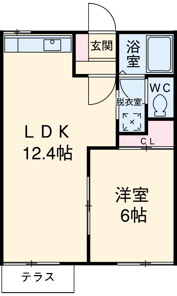 ライトハイツ H棟の間取り