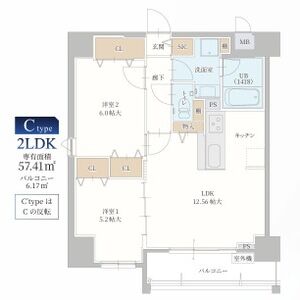 Viento京都駅の間取り