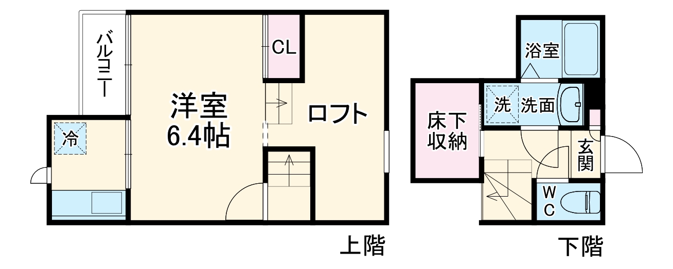 CB七里クアルトの間取り