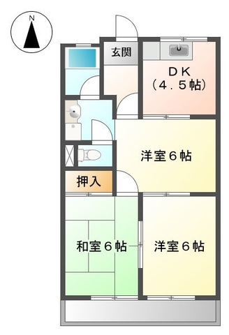 グリーンスクウェアGの間取り