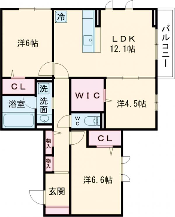 クラシアスの間取り