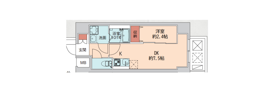 ArtizA南船場の間取り