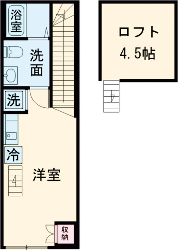 リベルテ中延の間取り