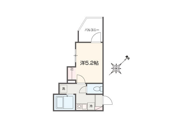 MELLAS黄金町の間取り