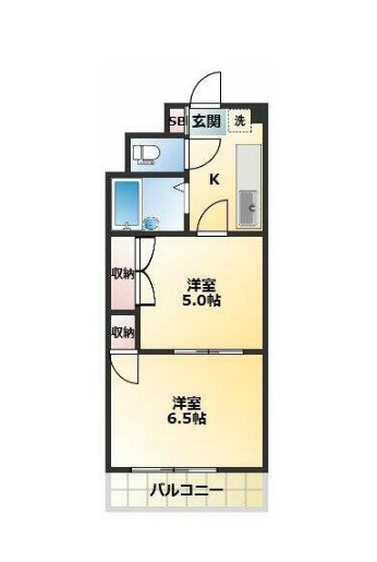 ベルハイツの間取り