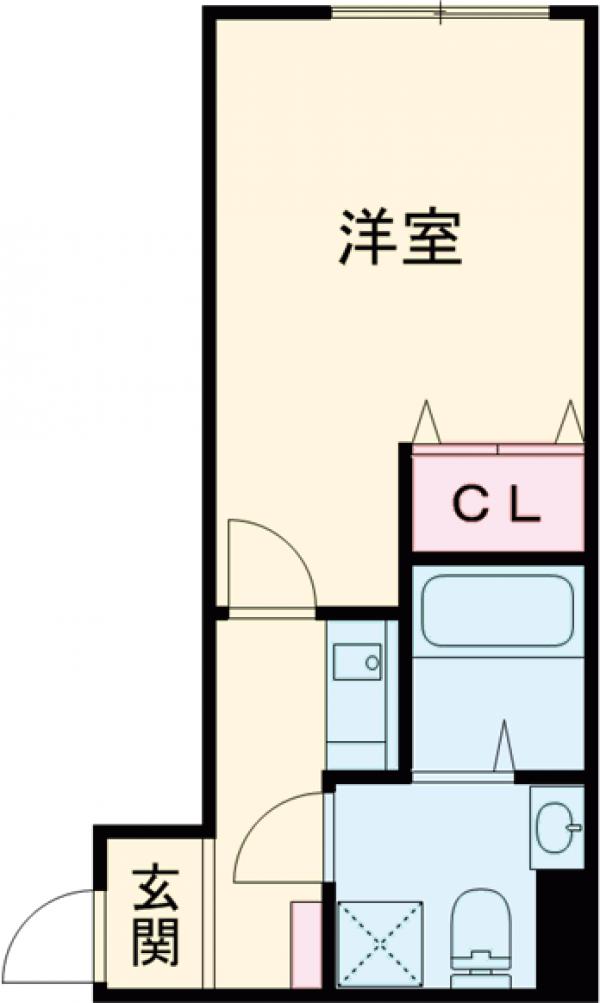 楽信マンションの間取り