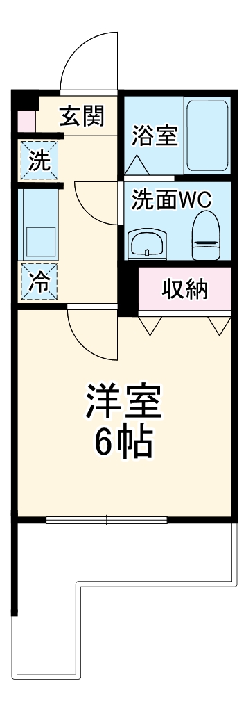 アザーレ・パッシオ元住吉の間取り