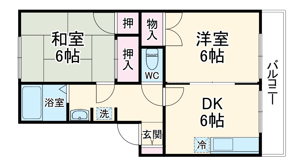 ファミール川戸の間取り