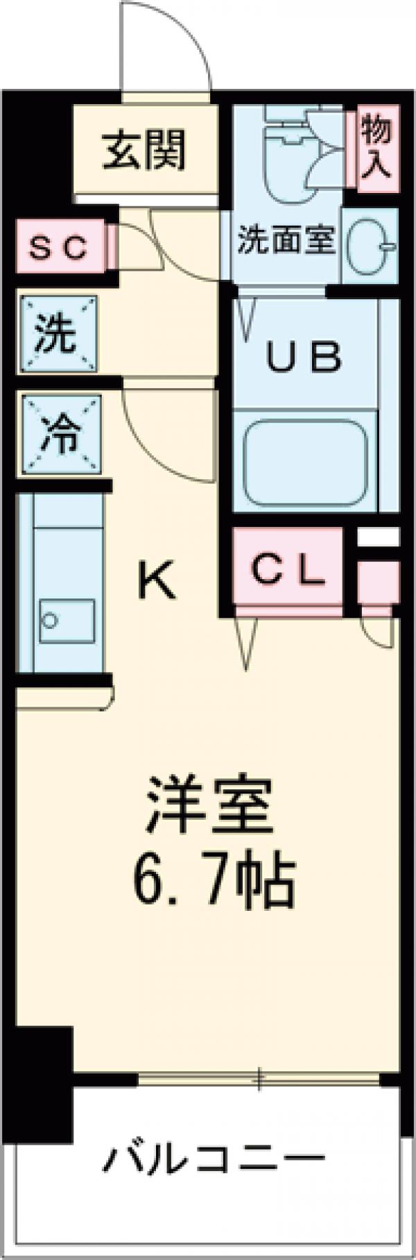 エスティメゾン大島の間取り