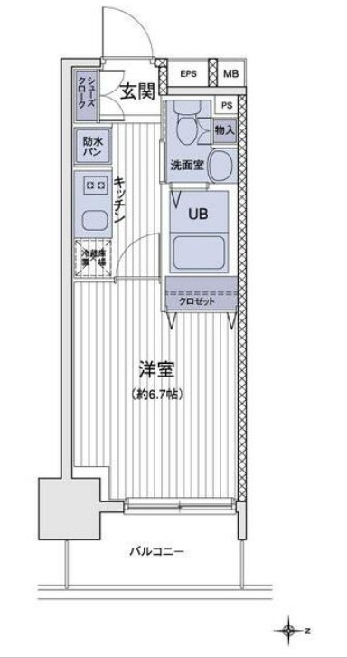 エスティメゾン大島の間取り