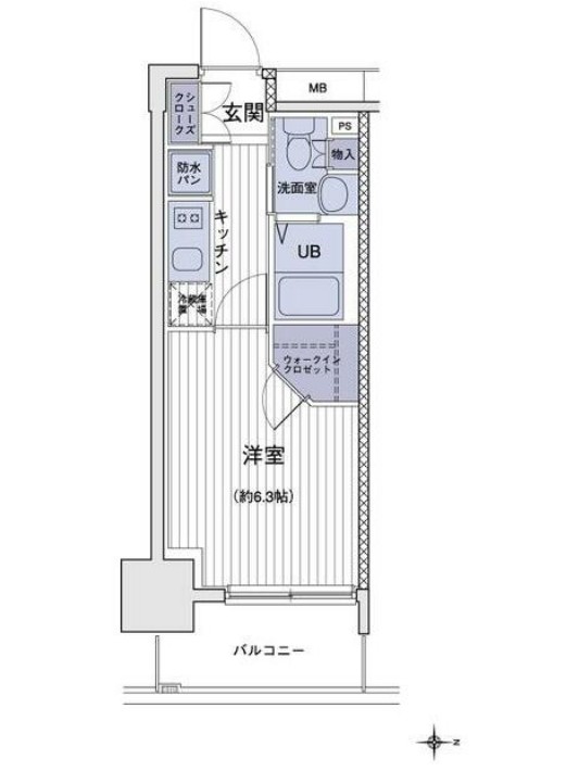 エスティメゾン大島の間取り