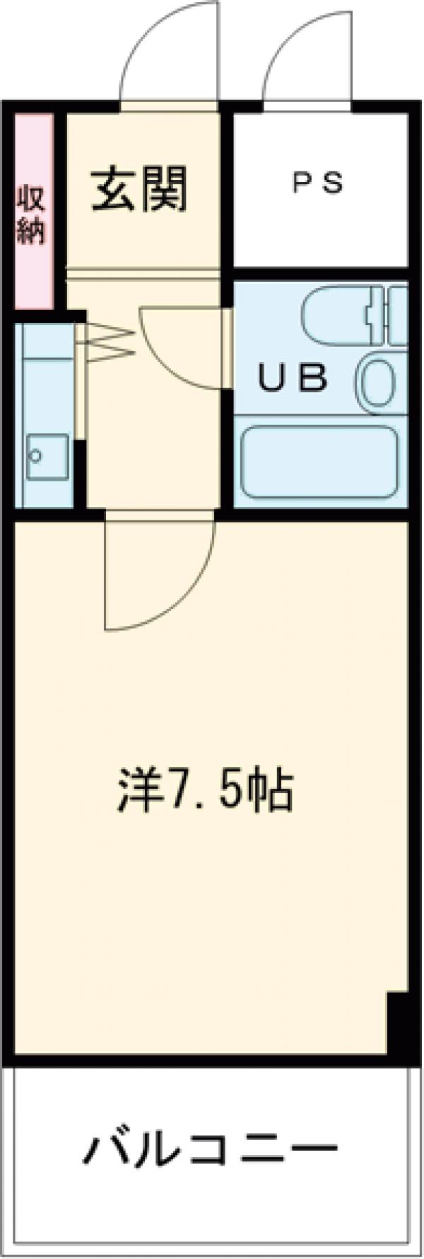 メゾンサンシャインの間取り