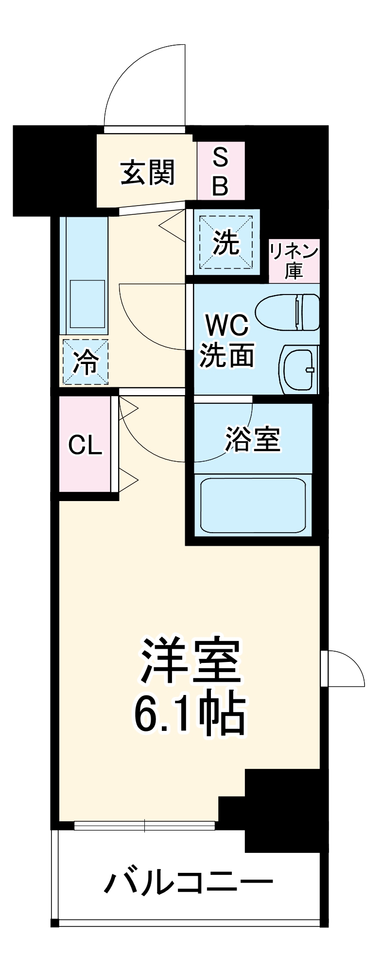 Le’a横濱ポートサイドの間取り