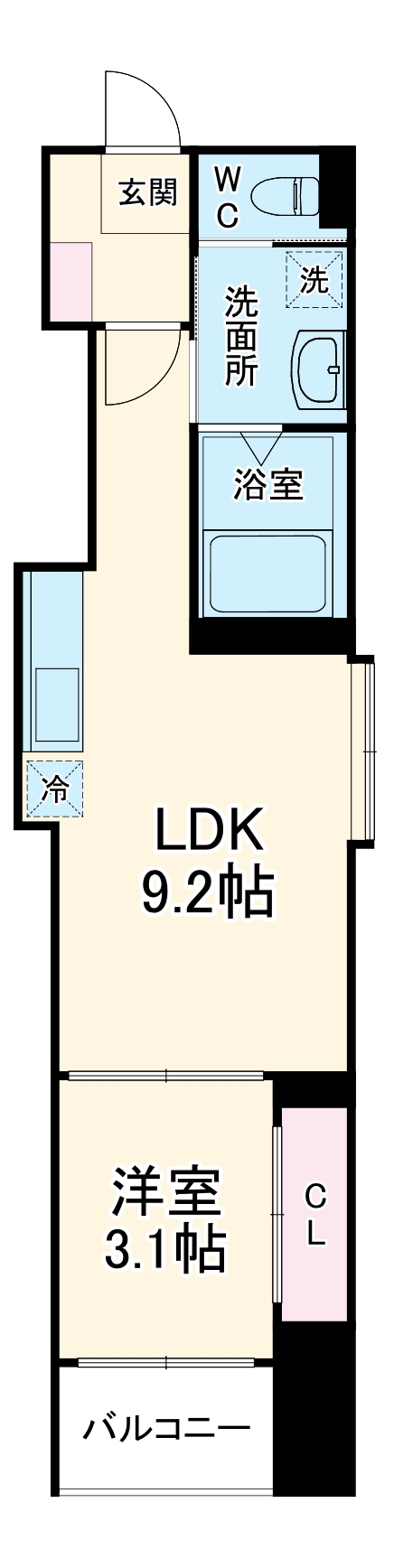 ライトサイドの間取り