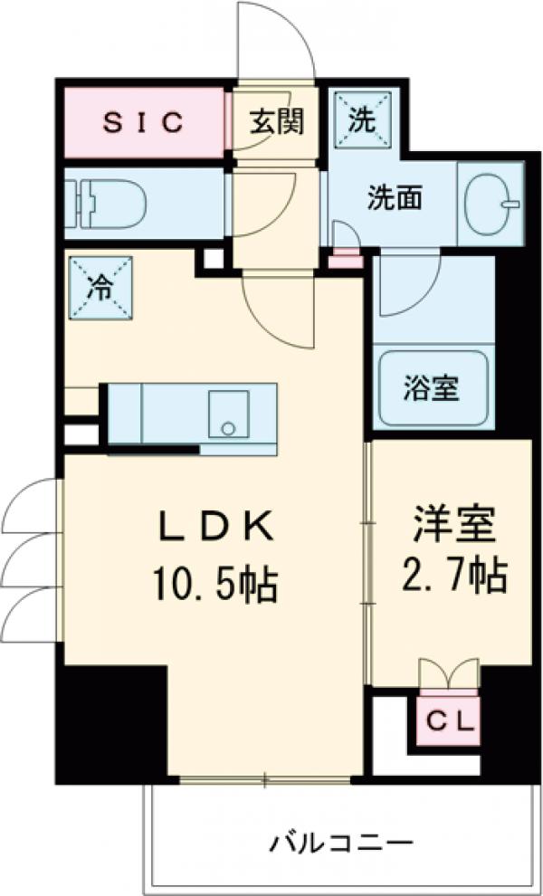 ラティエラ武蔵小山レジデンスの間取り