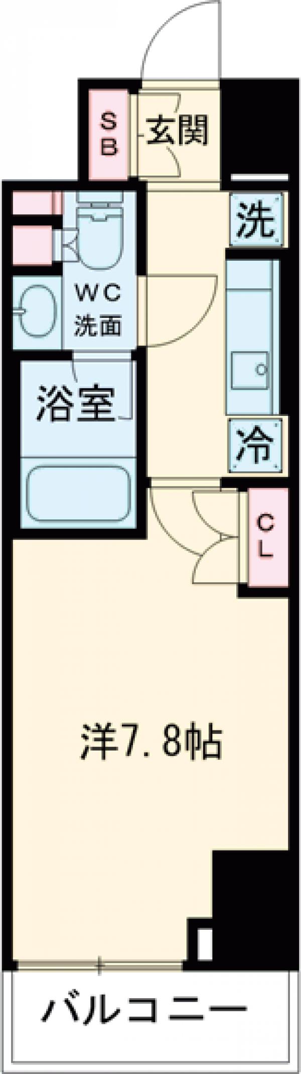ラティエラ武蔵小山レジデンスの間取り