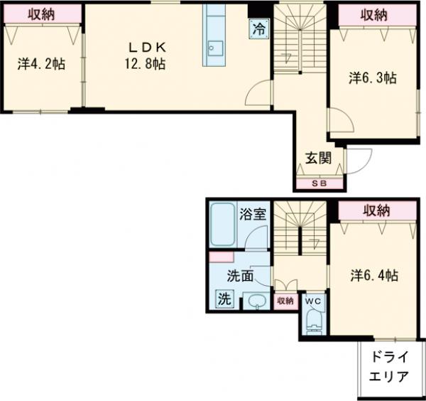 Aglaia品川中延の間取り