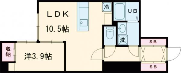 Aglaia品川中延の間取り