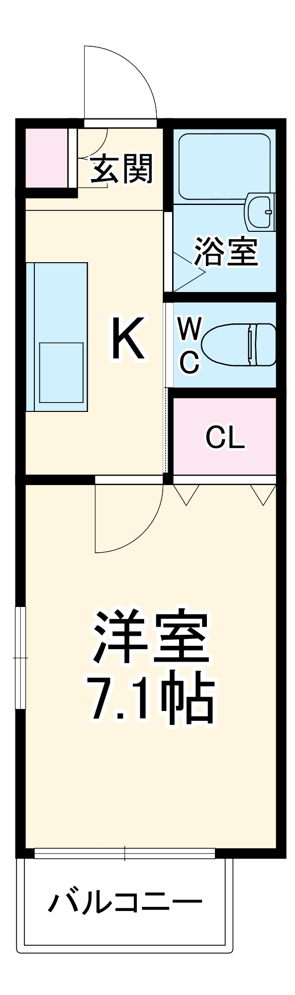 クレシェンドの間取り