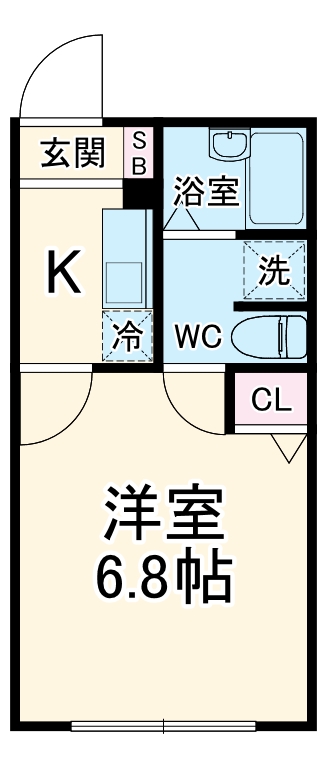 イニッツィオ永田南の間取り