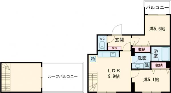 Aglaia品川中延の間取り