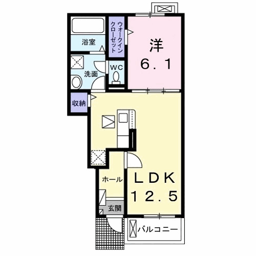 ダンケルクの間取り