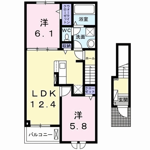 ダンケルクの間取り