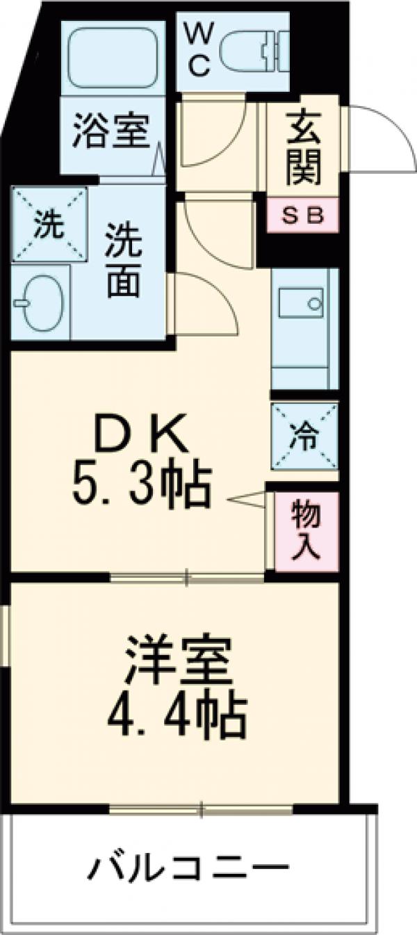 ヴィラクレール西馬込の間取り