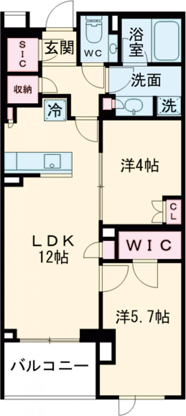 サンウッド浜田山の間取り