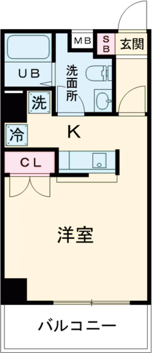 共栄町田ビルの間取り