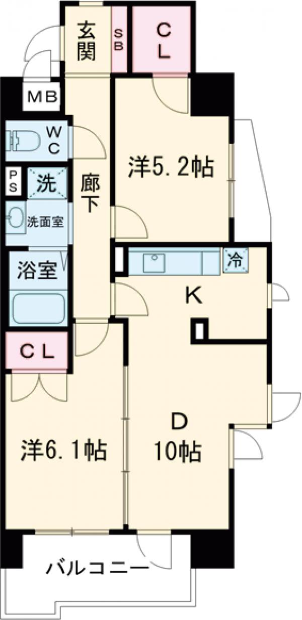 ＫＤＸレジデンス上北沢の間取り