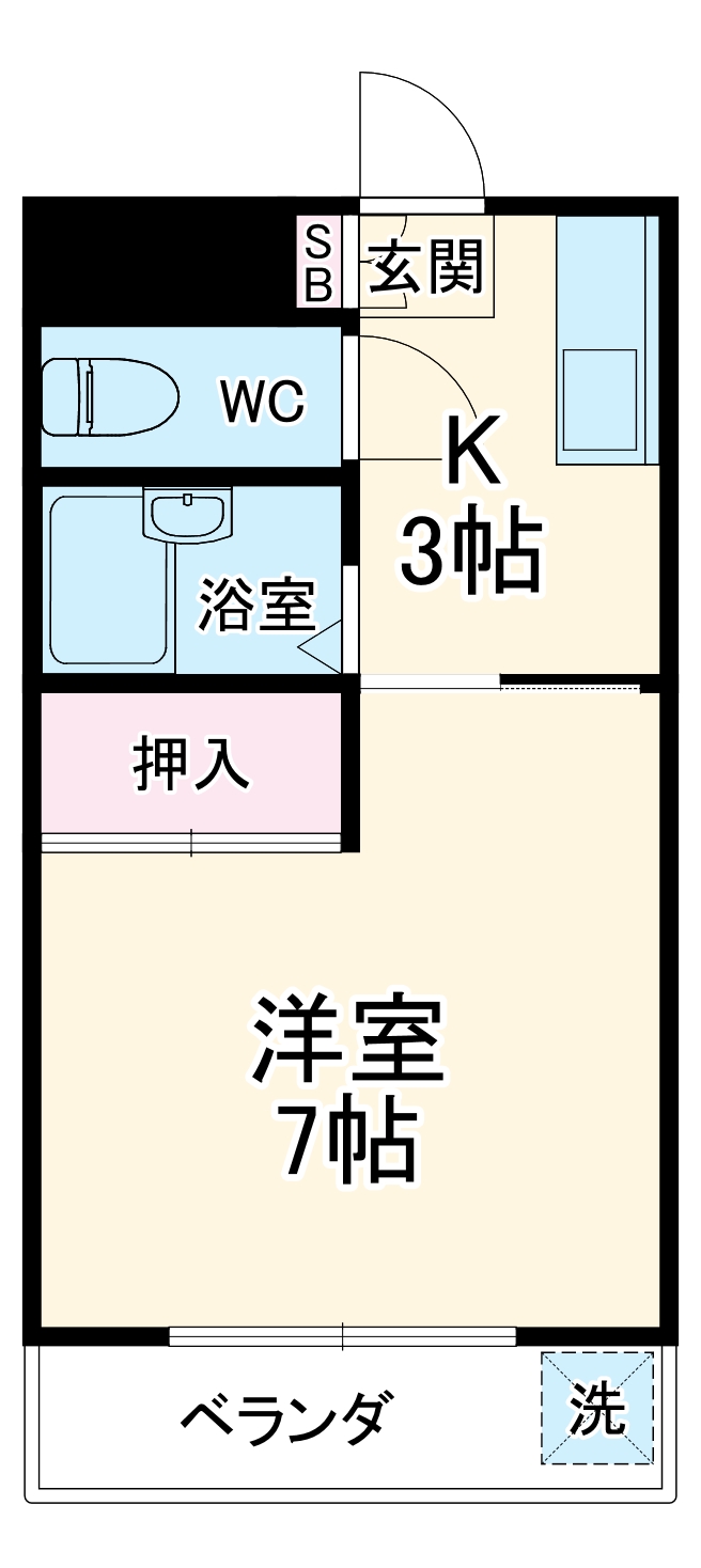 コーポ岱久の間取り
